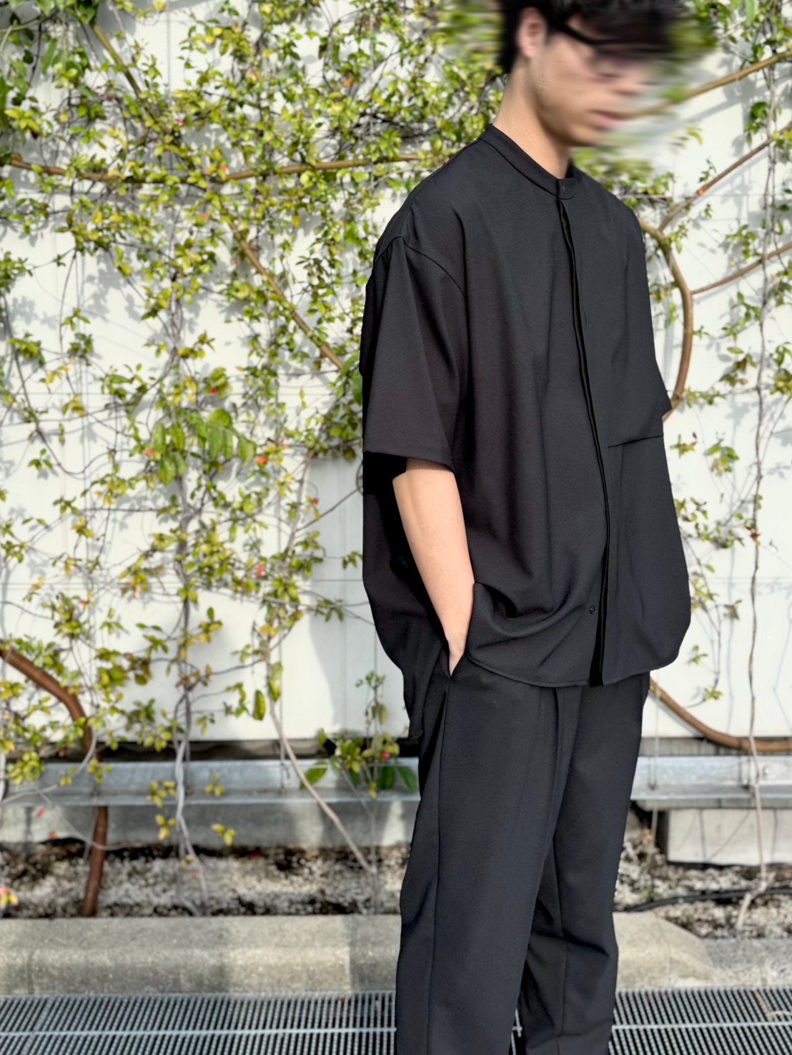 別注】MOUN TEN. /polyester canapa pocket s/s shi