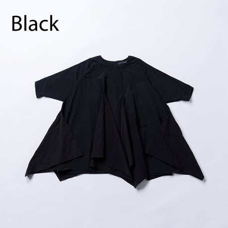 nunuforme / フリルエッジワンピース 04-nf25-429-025  Black  M(105-115).L(120-130) .XL(135-145).1(155).2(163)