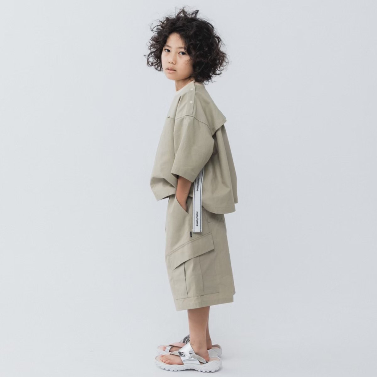 nunuforme/サイドテープT 11-nf23-551-234 Beige S(95-1