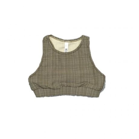 MOUN TEN. / swim short  tanktop  MW05-1150a.b   Khaki  check  125.140.0(155)