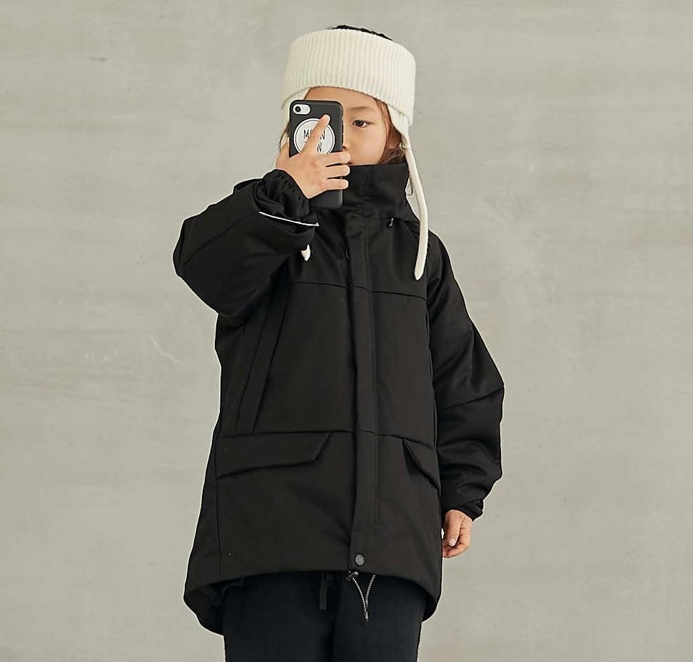 moun ten. コート　ボアコート 30%off】MOUN TEN.(マウン テン）／boa half coat - charcoal
