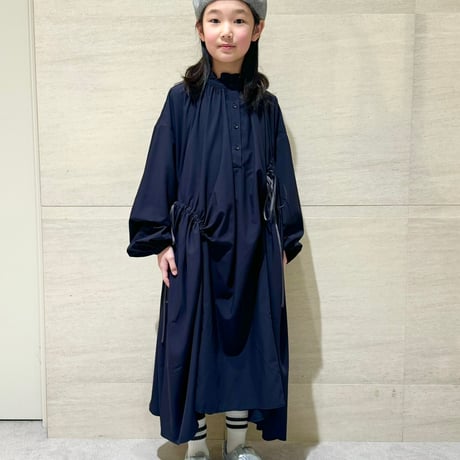 nunuforme /Exclusive Item ドローストリングワンピース  NUNUMB022  Dark Navy 115.125.135.145.1(155).2(163)