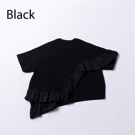 nunuforme / 新型ラウンドフリルT  22-nf25-830-500  Black  L(120-130) .XL(135-145).1(155).2(163)