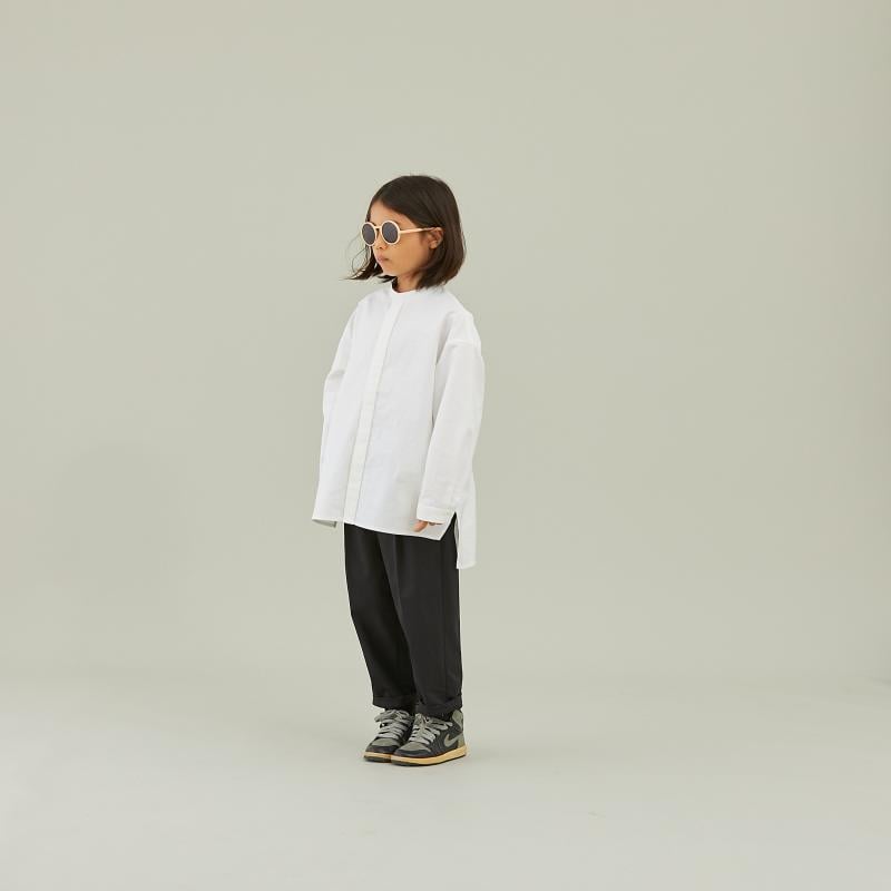 MOUN TEN. / stretch nylon gaba 1tuck pants MP