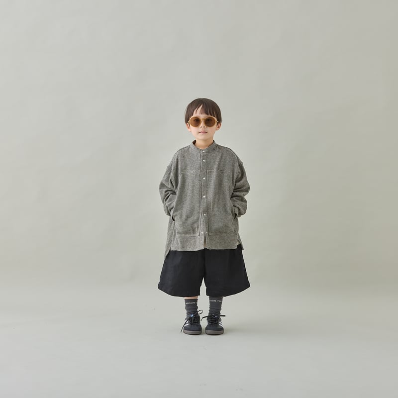 MOUN TEN. /cotton tweed pocket shirt MS29-1815