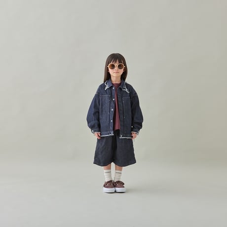 MOUN TEN. / denim work blouson(organic cotton)  MB38-1813  indigo  125.140.0.1.2
