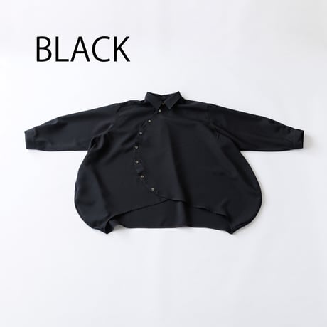 nunuforme / サークルシャツ 17-nf24-545-009  Black  105.115.125.135.145.1(155).2(163)