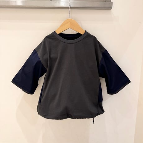 6°vocale/ コンビバルーンTシャツ　KN-CMBT-25S  KN-ACMB-25S　NAVY  100.110.120.130.140.150.S.M