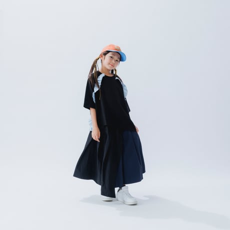 nunuforme /アシンメトリーフリルT  51-nf25-966-716  Black  105.115.125.135.145.1(155).2(163)