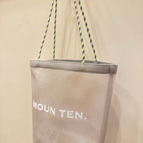 MOUN TEN. / nylon mesh tote bag   MA76-1961  greige  one size