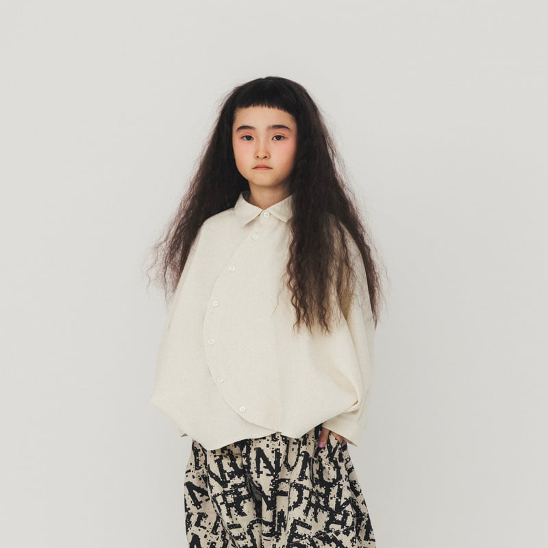 nunuforme / サークルシャツ 17-nf24-545-009 Ivory 105.