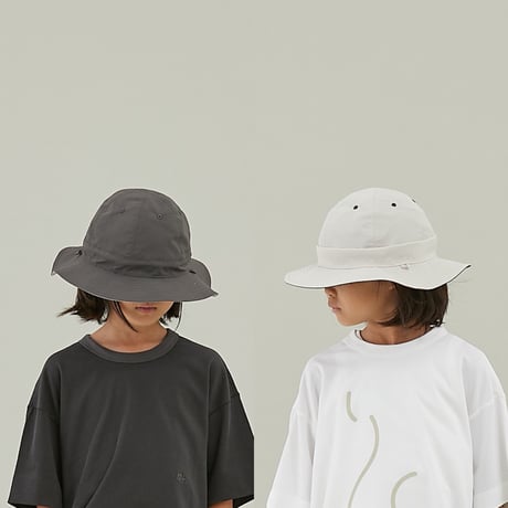 MOUN TEN. / reversible adventure hat(re-nylon)  MA20-1751  charcoal×sand  FREE(-56cm).L(56-60cm)