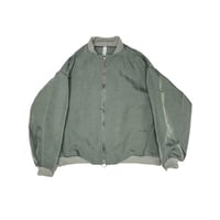 MOUN TEN. / bright twill zip blouson  MB39-1801  ash green  125.140.0.1