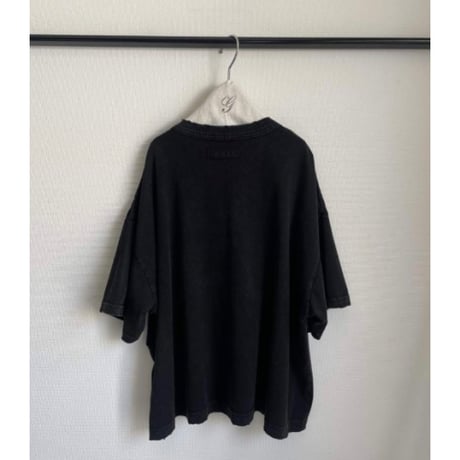 GRIS / Logo patch USED Tee  GR26SS-CU001  BLACK  M(120-135).L(135-150).XL(150-160)