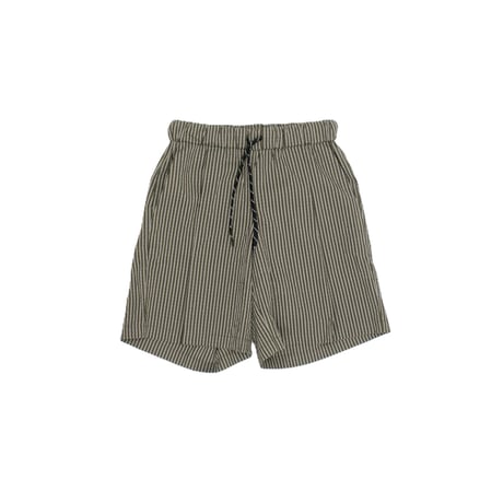 MOUN TEN. / air sucker half pants  MP55C-1938  khaki stripe  110.125.140.0(155).1(adult)
