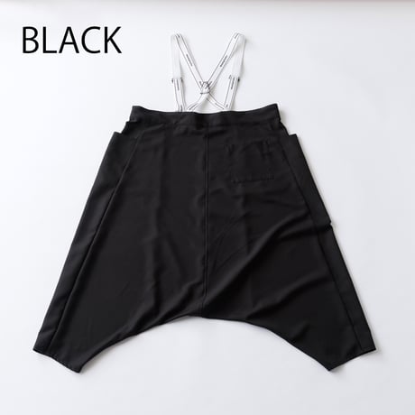 nunuforme / サルエルサロペット 09-nf24-626-250  Black M.L.XL.1(155).2(163)