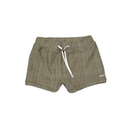 MOUN TEN. / swim shorts  MW06-1151a.b  khaki  check 125.140.0(155)