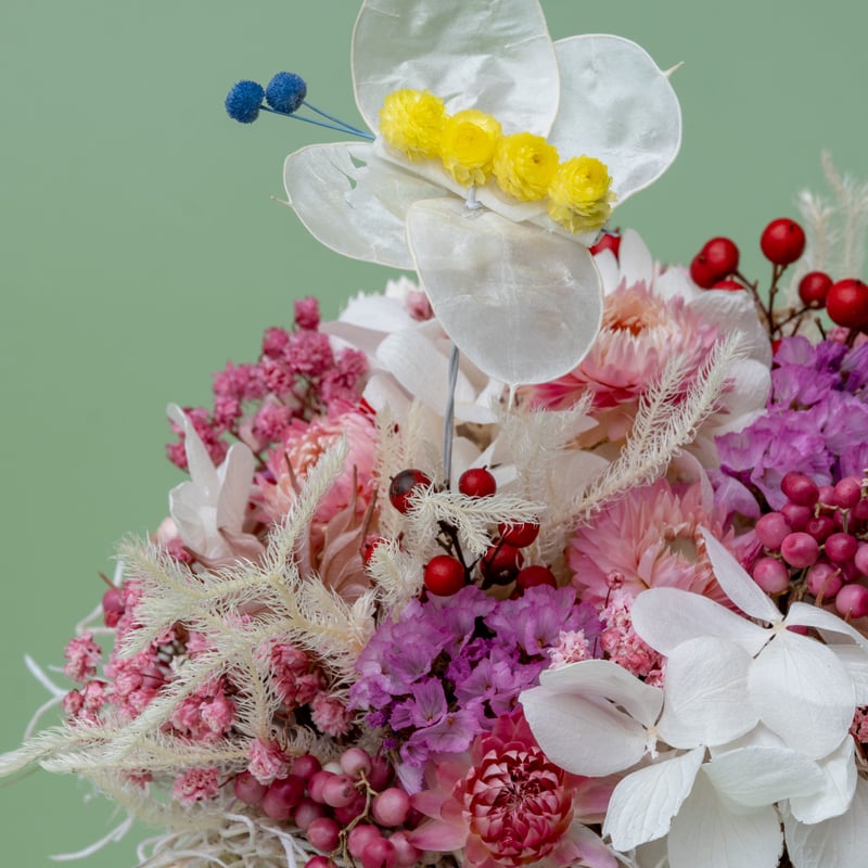 ドライフラワー白樺アレンジ 