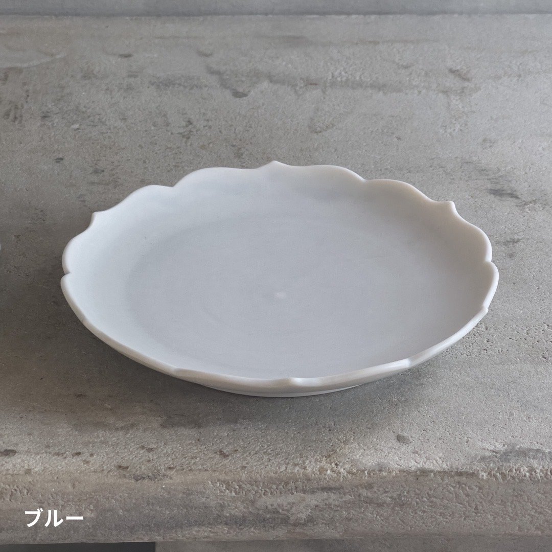 稜花皿 5寸 【町田幸】 | ドライフラワーと、うつわと暮らし。TOKYO