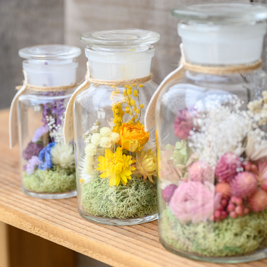 Lサイズ】TidaFlowerのフラワーボトル。 | ドライフラワーと、うつわと