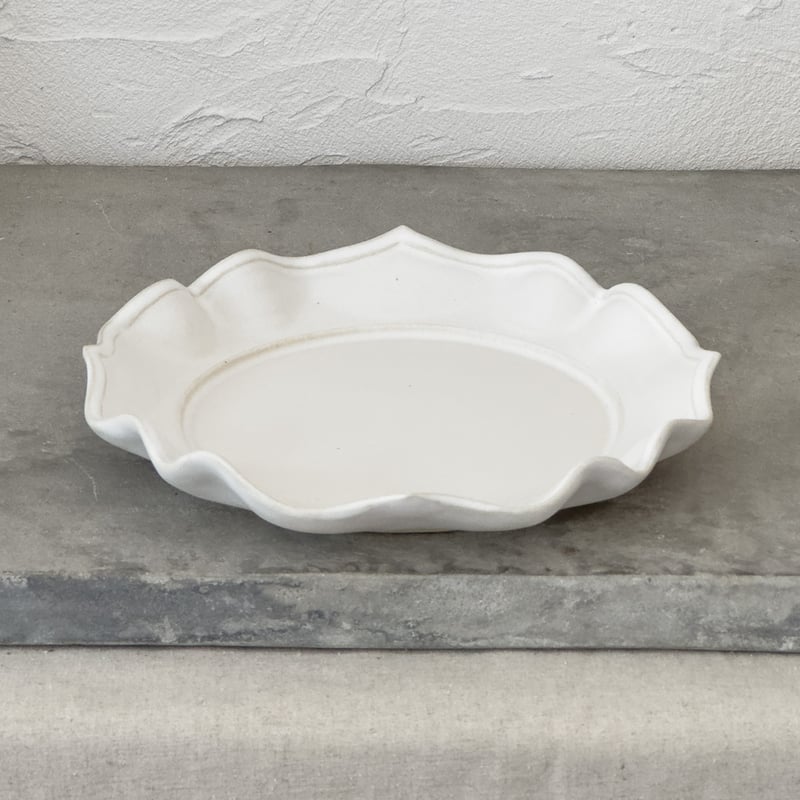 シェルボン ラウンド 大 【水谷 ちえみ】 | ドライフラワーと、うつわ