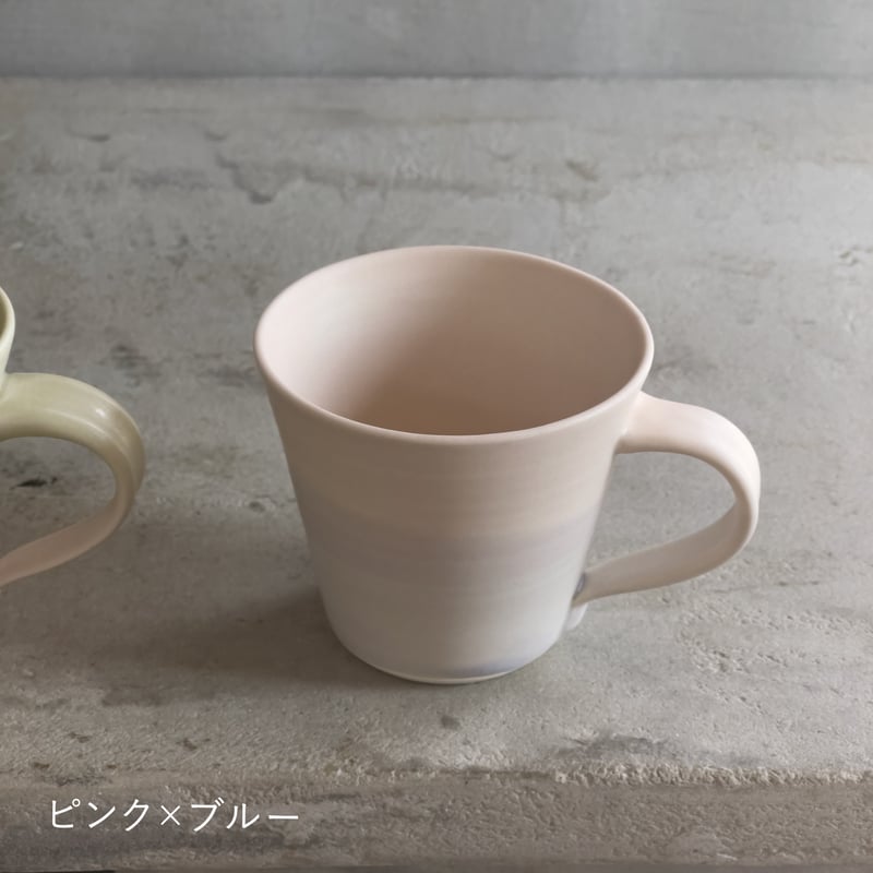 バイカラーマグカップ【町田幸】 | ドライフラワーと、うつわと暮らし