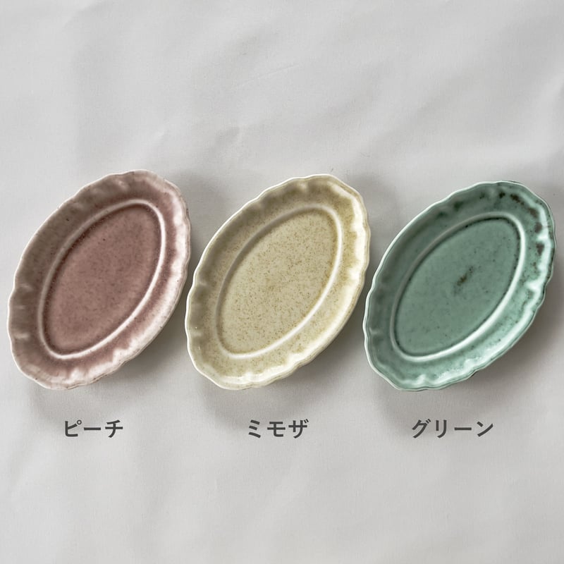 fleur オーバル皿・小サイズ【佐々木綾子】 | ドライフラワーと