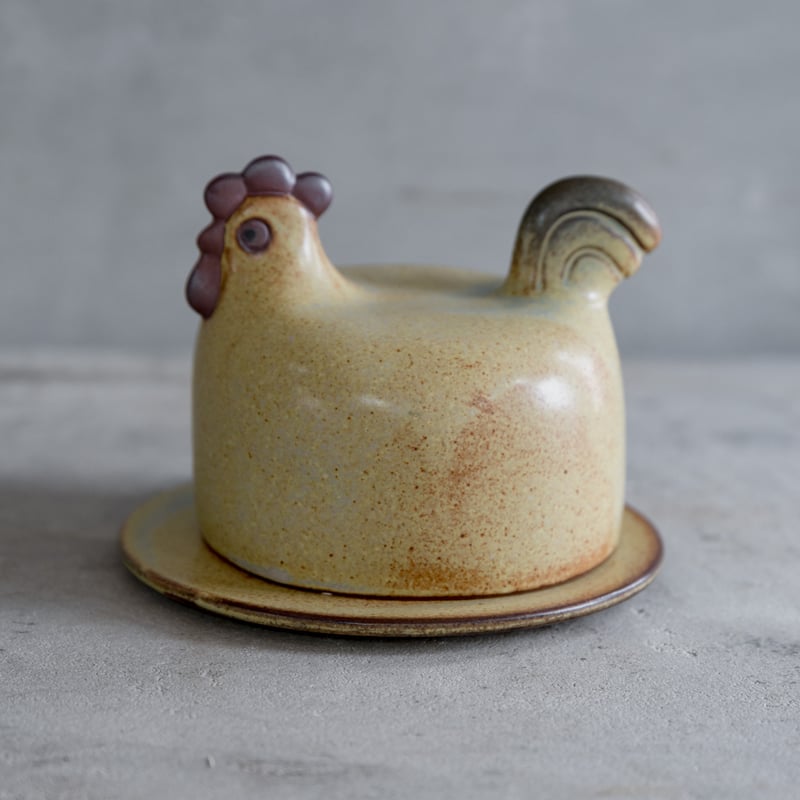 リサ・ラーソン×かしわ窯】にわとりのバターケース＜ヘリテージ