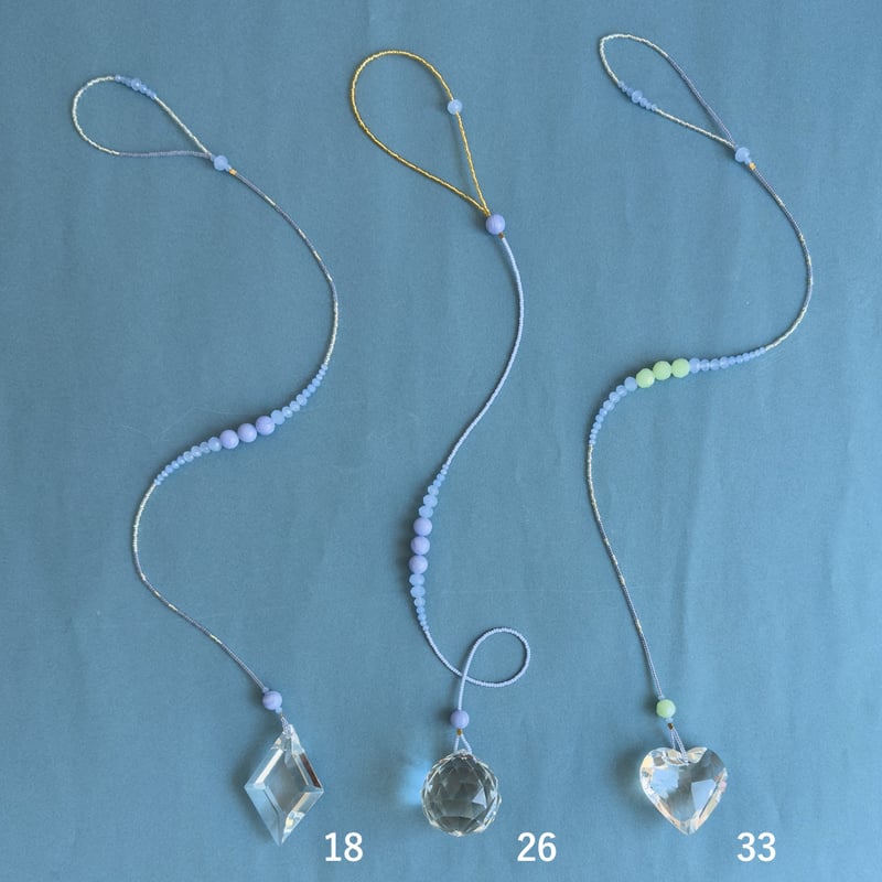 サンキャッチャー（18-Laputa、26-A day ocean、33-Heart shap