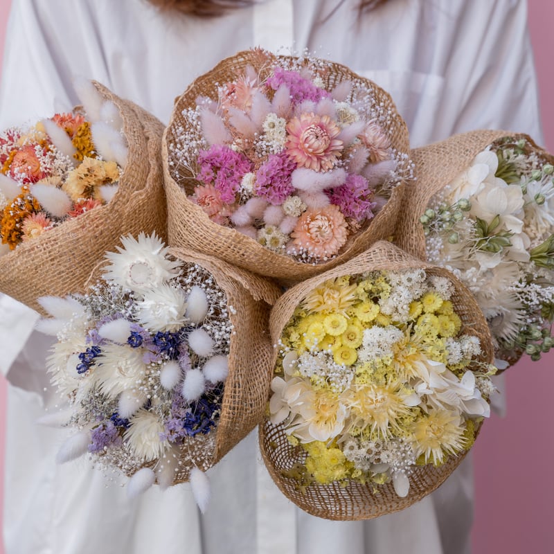 ドライフラワーミニ花束(小さめ花束) | ドライフラワーと、うつわと