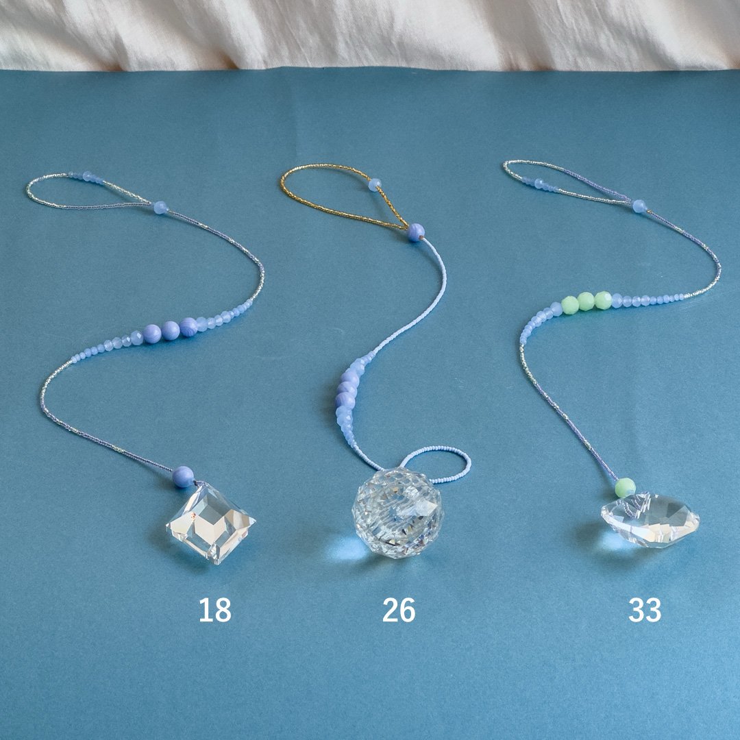 サンキャッチャー（18-Laputa、26-A day ocean、33-Heart shap