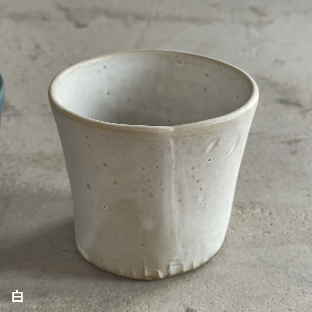 そばちょこ（黒サビ・モロッコブルー・白マット）【teto ceramics/石井