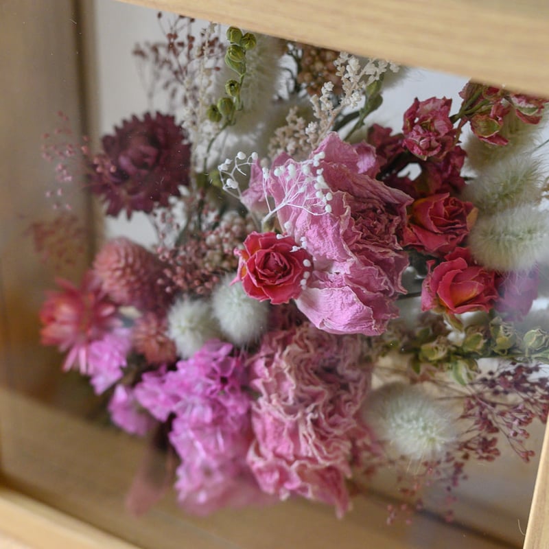 フレームフラワー 正方形・厚めリッチ | ドライフラワーと、うつわと