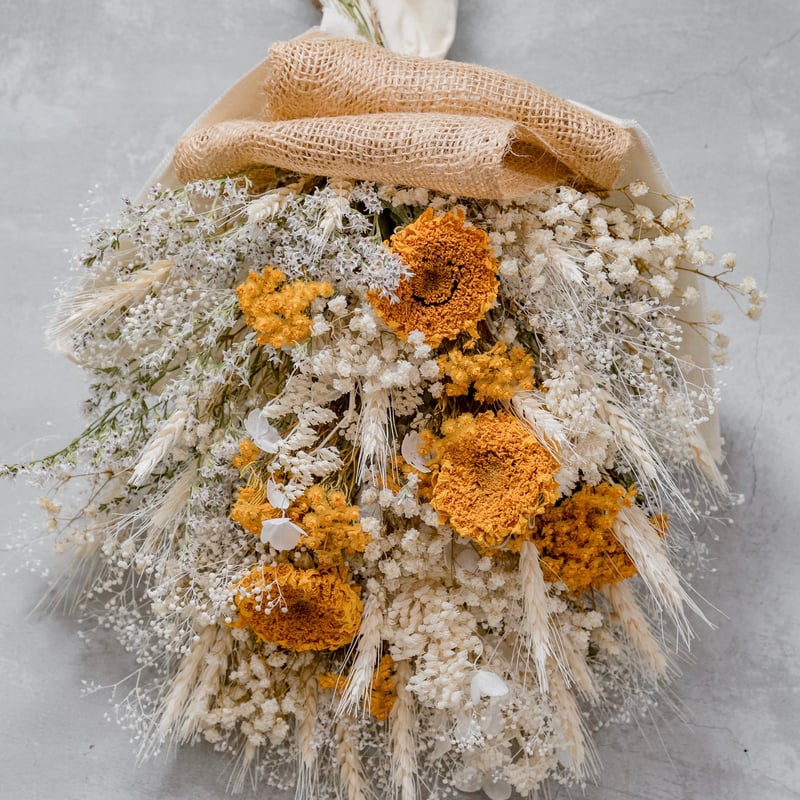 カスミソウ ドライフラワーアレンジメント 6本⇒6g〈No.31