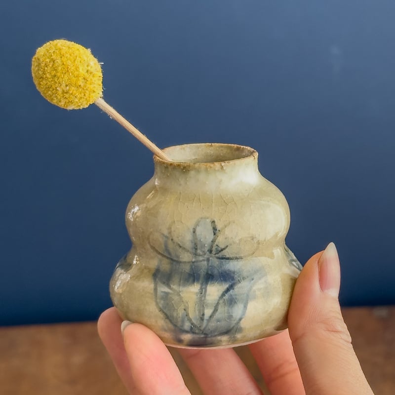 ひょうたん形ミニ花器 (41-1、41-2、41-3、41-4)【加賀美 円】※一点