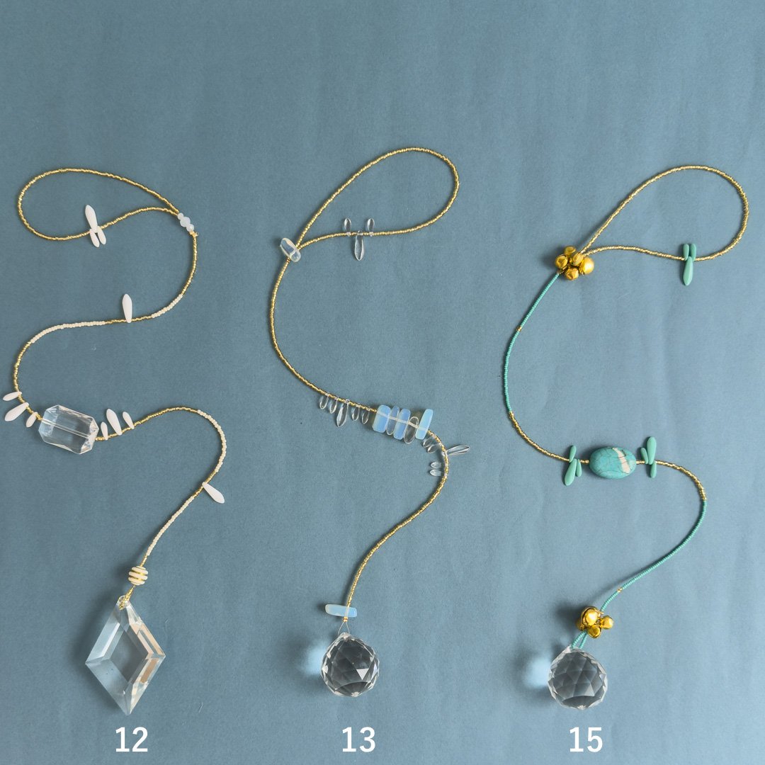 サンキャッチャー（12-Laputa、13-Moonlit Ocean、15-Turquois
