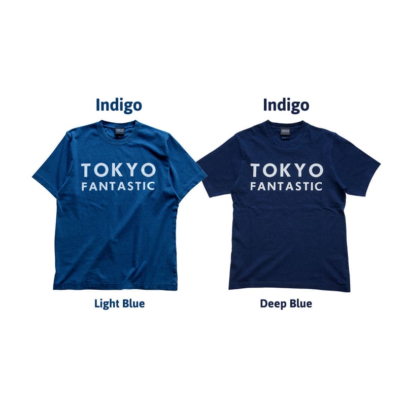 INDIGO Tシャツ ブルー Sサイズ