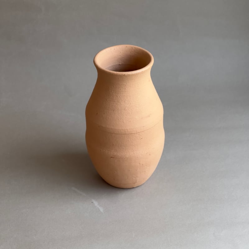 吊り下げ式土製花器　落款有り　高さ約70センチ 花器（4〜6）【土の子】※一点もの | ドライフラワーと、うつわと