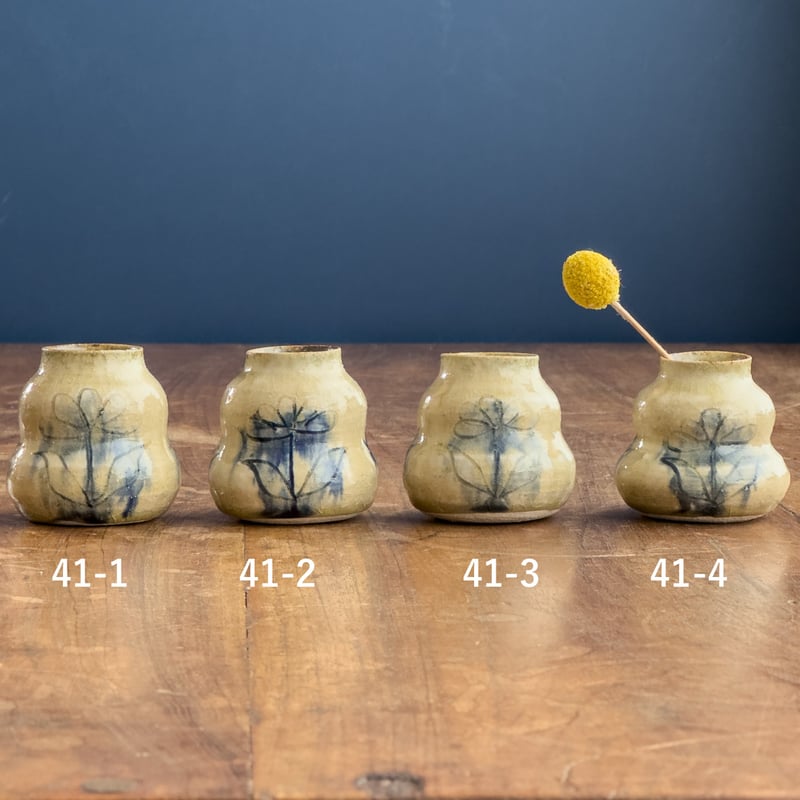 ひょうたん形ミニ花器 (41-1、41-2、41-3、41-4)【加賀美 円】※一点