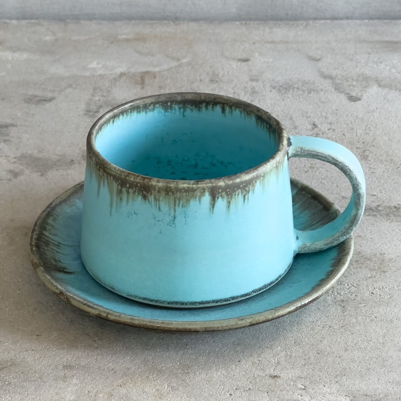 宮本めぐみ　人気のオーバル皿とマグカップ カップとソーサー【宮本めぐみ】 | ドライフラワーと、うつわと暮らし