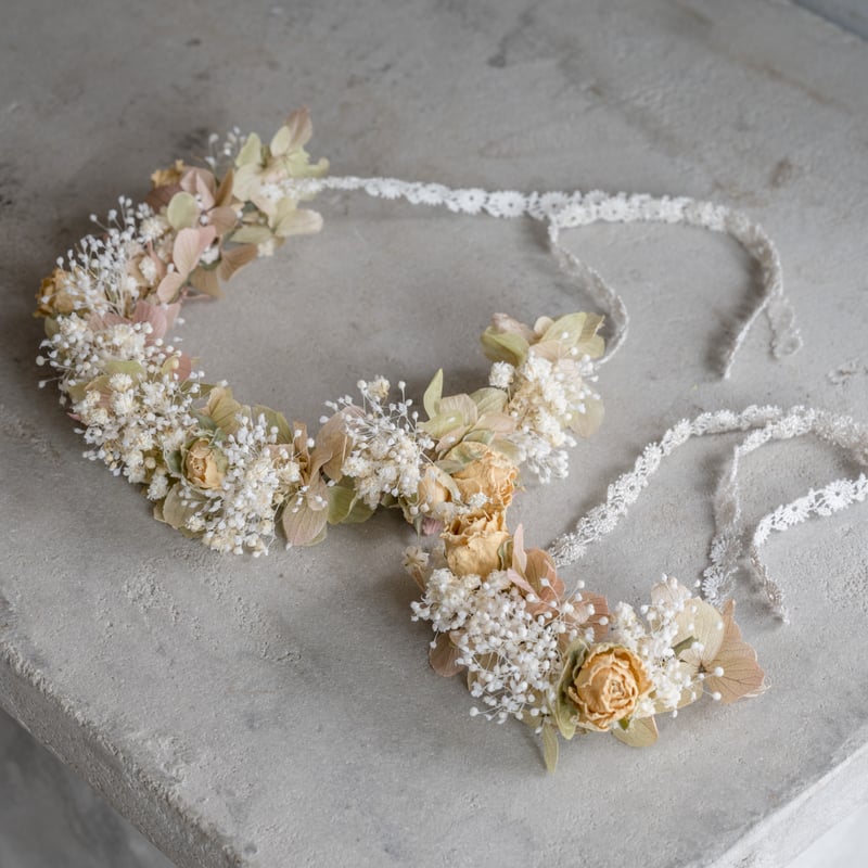 ドライフラワー花かんむり（大人用・子供用） | ドライフラワーと