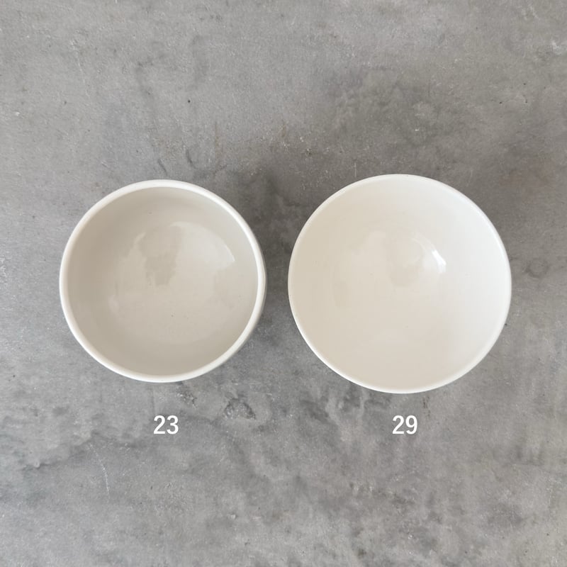 丸足お碗 23 / 茶碗 29 【水谷 ちえみ】 | ドライフラワーと、うつわと