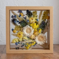 天使の羽スワッグ 天使の羽スワッグ ブルー系っぽいドライフラワースワッグ | ドライ