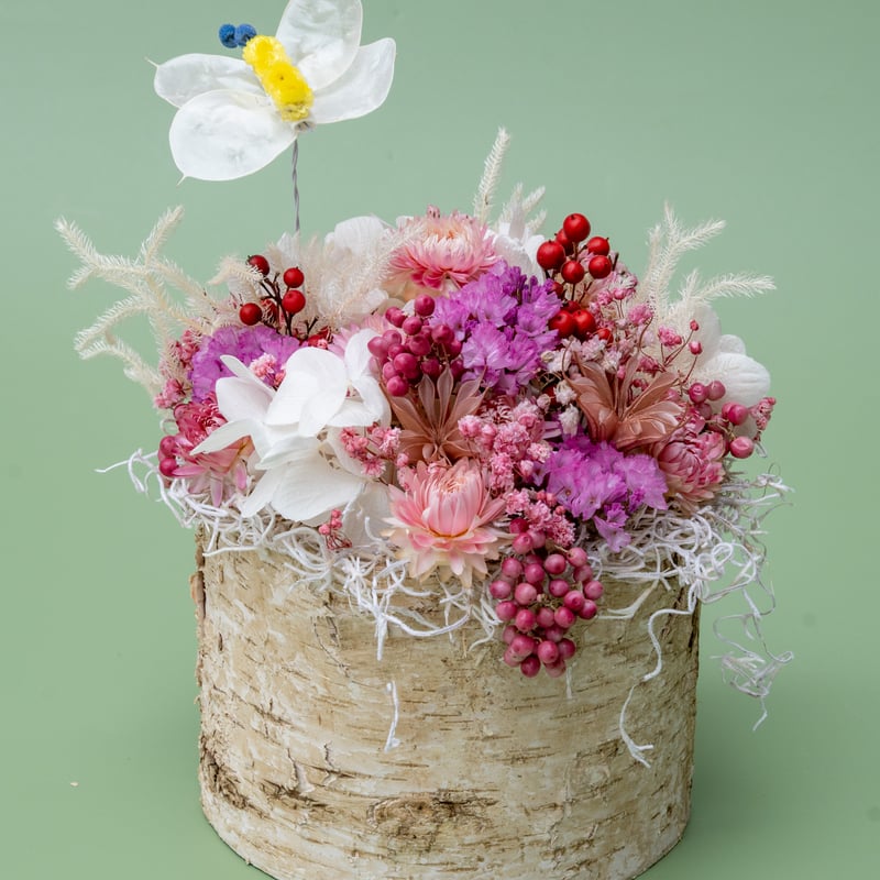 ドライフラワー白樺アレンジ 