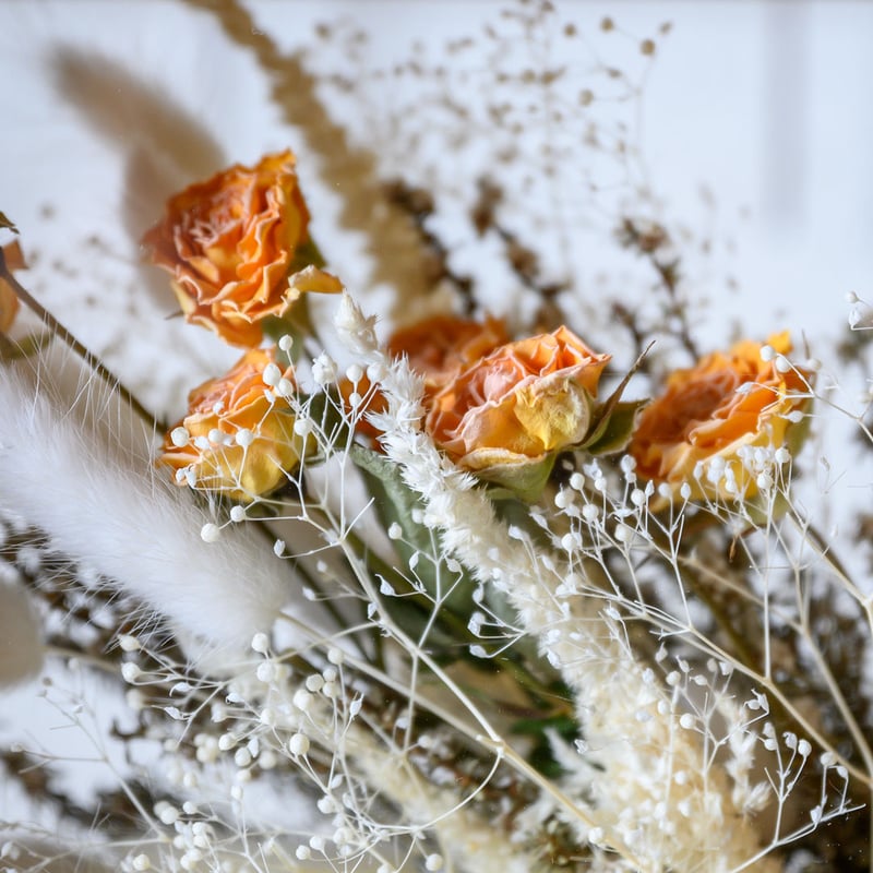 フレームフラワー 正方形・厚めリッチ | ドライフラワーと、うつわと