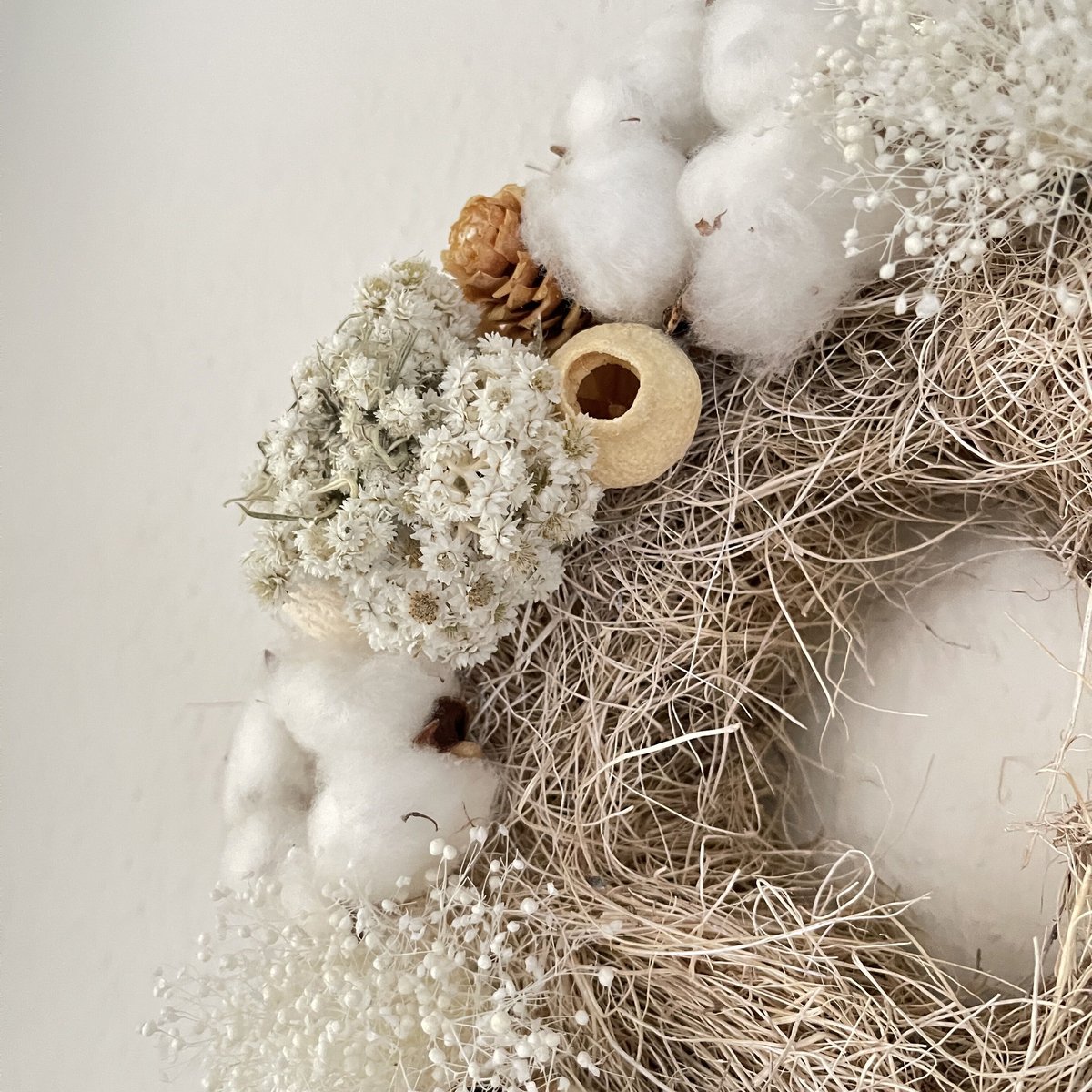すごもりホワイトリース | ドライフラワーと、うつわと暮らし。TOKYO