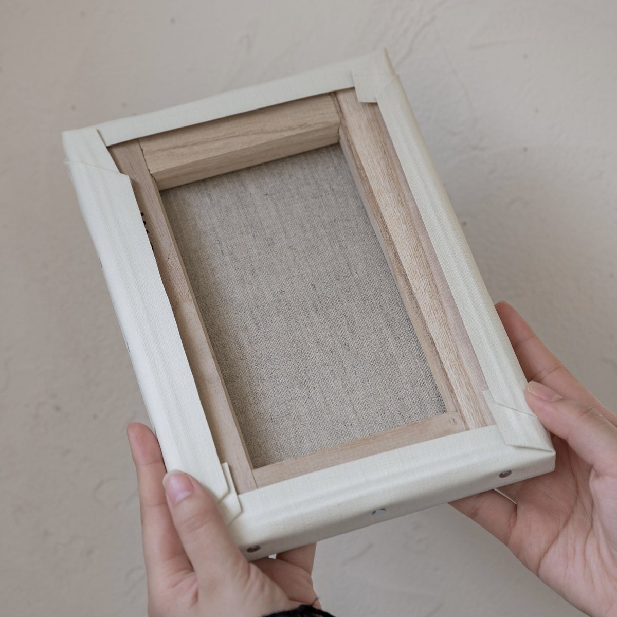 限定商品】「hanataba」キャンバスアートパネル(オフホワイト