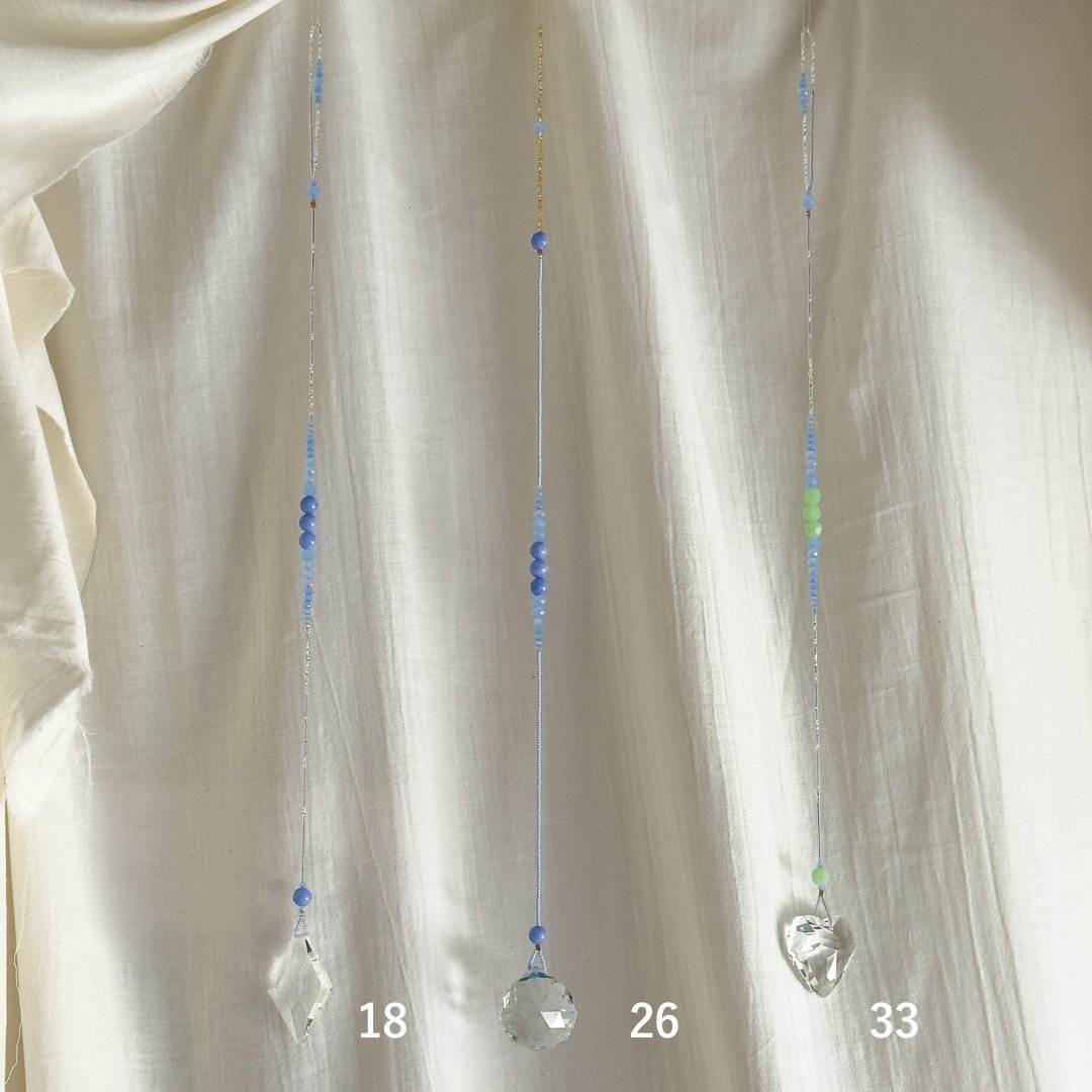 サンキャッチャー（18-Laputa、26-A day ocean、33-Heart shap