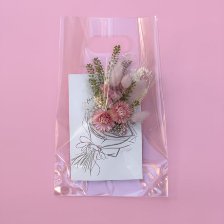 【５〜７個】Tida Flowerの、ドライフラワーletter。（小さめ花束・ミニミニ花束）