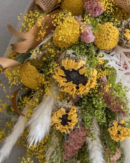 【♡マダミン♡様おまとめ】ドライフラワー プレゼントした瞬間、自然と笑顔がこぼれるお花。 ミモザや